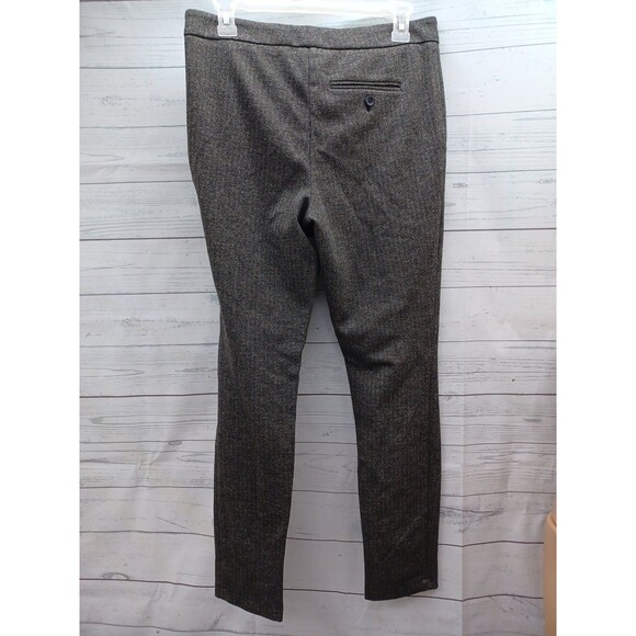 Cartonnier Anthropologie Gray Pants Sz 6 Chevron Pattern Slacks NWT $128 - Picture 3 of 7